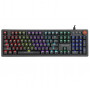 Marvo KG917 mechanical gaming keyboard, US layout, RGB, Jixian Blue switches, USB, black