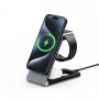 Duzzona W22 3-in-1 magnetic wireless charger, grey