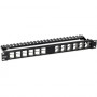 TRENDnet TC-KP24SA 24-port angled patch panel for keystone modules, 1U