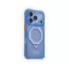 Skinarma Saturn Skin000483 case with MagSafe and RotatingKick Stand for iPhone 18 Pro / 17 Pro, blue