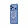 Skinarma Saturn Skin000483 case with MagSafe and RotatingKick Stand for iPhone 18 Pro / 17 Pro, blue