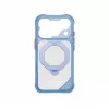 Skinarma Saturn Skin000483 case with MagSafe and RotatingKick Stand for iPhone 18 Pro / 17 Pro, blue