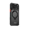 Skinarma Saturn Skin000485 case with MagSafe and RotatingKick Stand for iPhone 18 Pro Max / 17 Pro Max, black