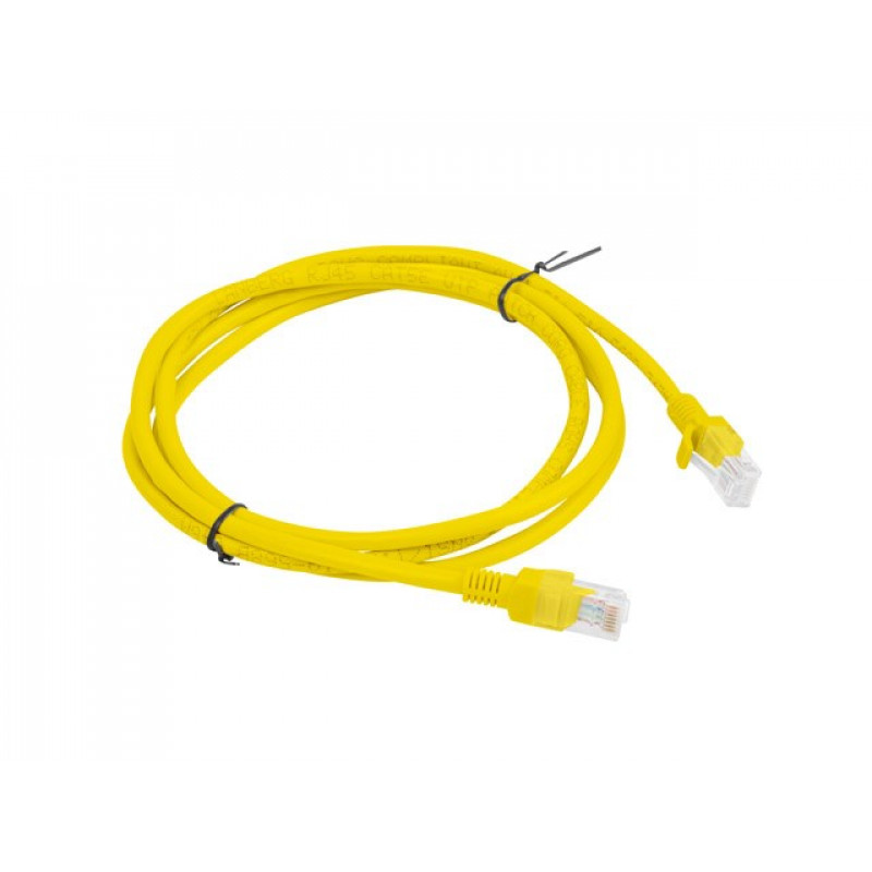 Lanberg PCU6-10CC-0150-Y patch cord RJ45 Cat.6 UTP, 1.5 m, yellow