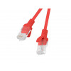 Lanberg PCU6-10CC-0025-R patch cord RJ45 Cat.6 U/UTP, 0.25 m, red