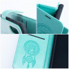 OEM Mezzo Book flip case for Samsung S20 FE / S20 FE 5G, dreamcatcher pattern, green