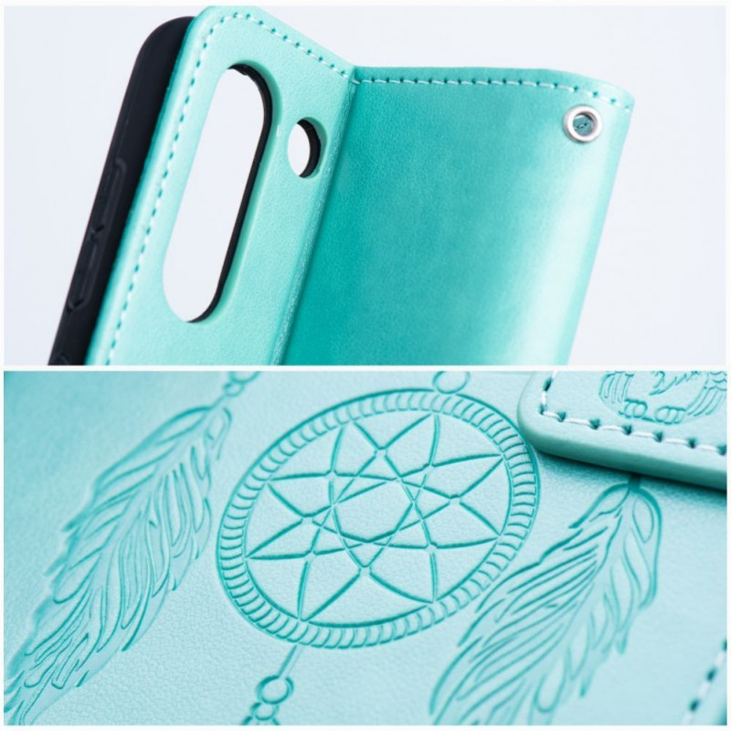 OEM Mezzo Book flip case for Samsung S20 FE / S20 FE 5G, dreamcatcher pattern, green