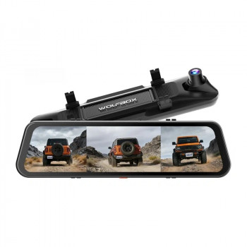 WOLFBOX G900TriPro Bumper dash cam, 4K front + 2.5K rear + 1080p bumper camera, Wi-Fi