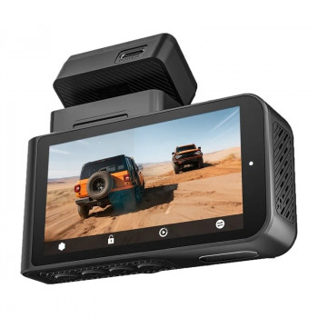 WOLFBOX X3 dash cam, 2.5K front + 1080p rear, Wi-Fi, 64 GB