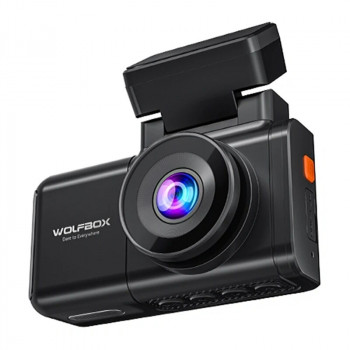 WOLFBOX X3 dash cam, 2.5K front + 1080p rear, Wi-Fi, 64 GB