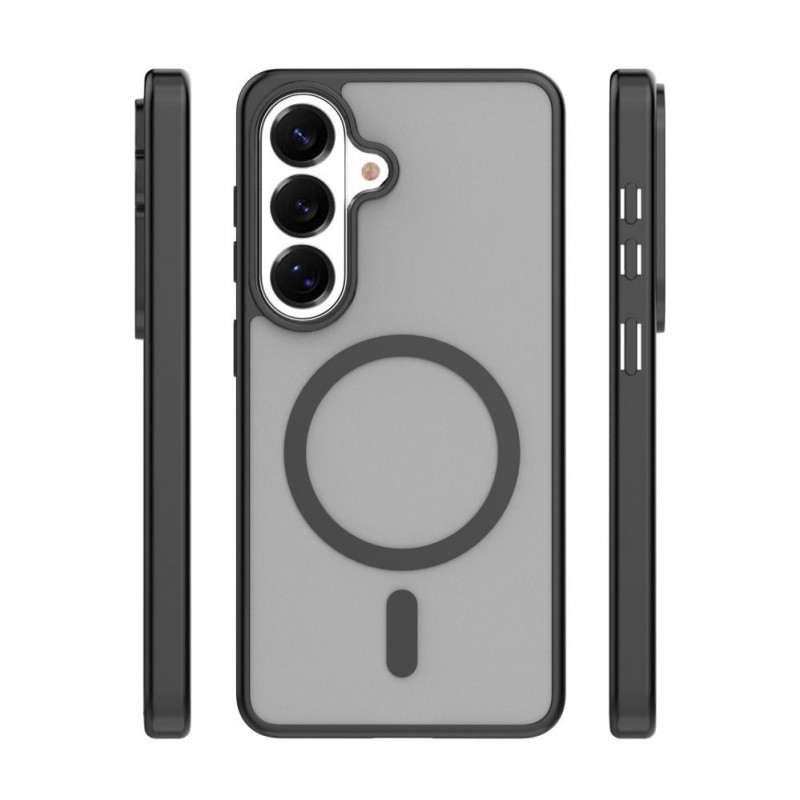 iLike Mag Matt case for Samsung Galaxy A16 4G / A16 5G / A17 4G / A17 5G, large camera cutout, black