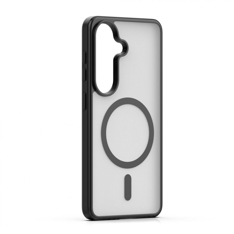iLike Mag Matt case for Samsung Galaxy A16 4G / A16 5G / A17 4G / A17 5G, large camera cutout, black