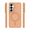 iLike Mag Matt case for Samsung Galaxy A16 4G / A16 5G / A17 4G / A17 5G, large camera cutout, brown