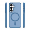 iLike Mag Matt case for Samsung Galaxy A16 4G / A16 5G / A17 4G / A17 5G, large camera cutout, dark blue