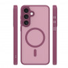iLike Mag Matt case for Samsung Galaxy A16 4G / A16 5G / A17 4G / A17 5G, large camera cutout, maroon