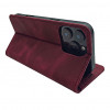 TFO Smart Suede case for iPhone 17 Pro Max 6.9 / iPhone 18 Pro Max 6.9, maroon