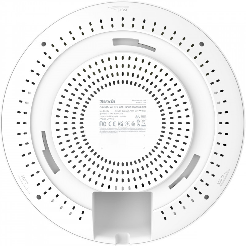 Tenda i29 Wi-Fi 6 access point AX3000, PoE