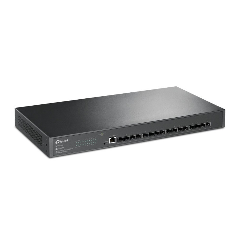 TP-Link JetStream TL-SX3016F managed L2+/L3 network switch, black