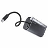 SHARGE Flow 3 power bank, 10,000 mAh, 45 W PD, USB-C cable, black