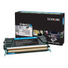 Lexmark X748H1CG toner cartridge for X748de, X748de LDS, X748de Statoil, X748dte, cyan