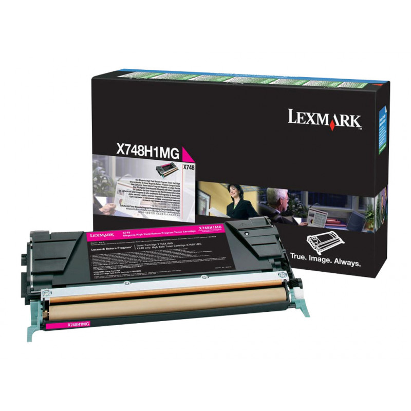 Lexmark X748H1MG toner cartridge for X748de, X748de LDS, X748de Statoil, X748dte, magenta
