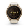 Garmin Fenix 9 Pro 010-04335-26 smartwatch, 43 mm, Autumn Gold titanium, cream/French grey silicone band