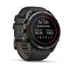 Garmin Fenix 9 Pro 010-04337-16 smartwatch, 51 mm, Carbon Gray DLC titanium, black/Pebble Grey silicone band