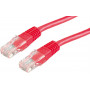 Secomp STANDARD 11.55.1725 UTP patch cable, Cat.6 (Class E), red, 5 m