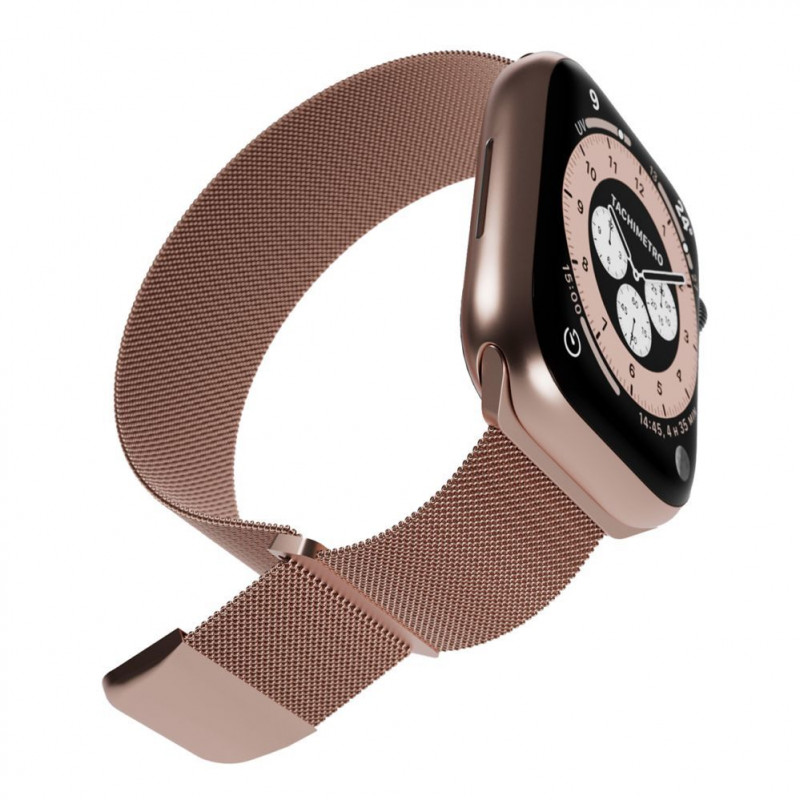 Puro Milanese PUMILAW40ROSE stainless steel band for Apple Watch 38/40/41 mm, pink