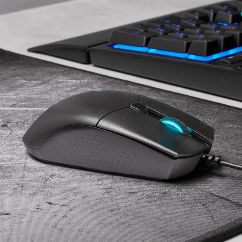 Corsair KATAR PRO CH-930C011-AP wired gaming mouse, 12,400 DPI, RGB, black