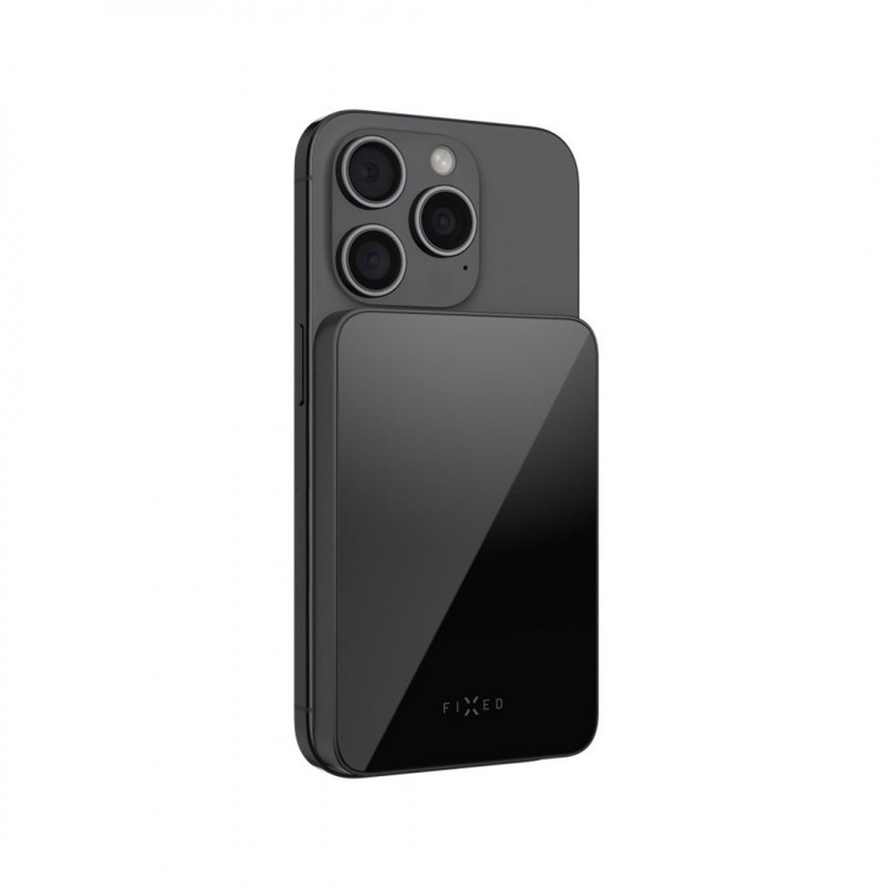 Fixed MagZen 10 Crystal power bank, Qi2, 10000 mAh, black