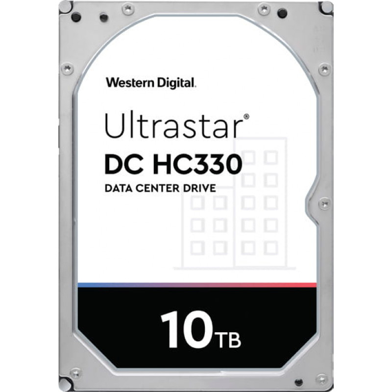 Western Digital Ultrastar HC330 hard drive, 10 TB, SATA, WUS721010ALE6L4 (0B42266)