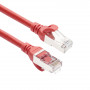 ACT FC2552 0.25 m S/FTP CAT6A ultra-flex patch cable, TPE, snagless, RJ45, red