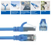 ACT FC2602 2 m S/FTP CAT6A ultra-flex patch cable, TPE, snagless, RJ45, blue
