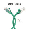 ACT FC2715 S/FTP CAT6A ultra-flex patch cable, 15 m, TPE, snagless, green