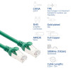 ACT FC2752 S/FTP CAT6A ultra-flex patch cable, 0.25 m, TPE, snagless, green