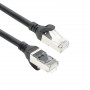 ACT FC2952 S/FTP CAT6A ultra-flex patch cable, 0.25 m, TPE, snagless, black