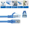 ACT FC1600 ultra-flex CAT6A U/UTP patch cable with RJ45 connectors, 0.5 m, TPE, snagless, blue
