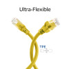 ACT FC1807 U/UTP CAT6A TPE ultra-flex patch cable with RJ45 connectors, snagless, 7 m, yellow