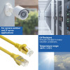 ACT FC1810 U/UTP CAT6A TPE ultra-flex patch cable with RJ45 connectors, snagless, 10 m, yellow