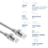 ACT FC1051 U/UTP CAT6A ultra-flex patch cable, TPE, snagless, RJ45, 1.5 m, grey