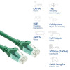 ACT FC1700 U/UTP CAT6A patch cable, TPE, ultra-flex, snagless, RJ45, 0.5 m, green