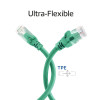 ACT FC1700 U/UTP CAT6A patch cable, TPE, ultra-flex, snagless, RJ45, 0.5 m, green