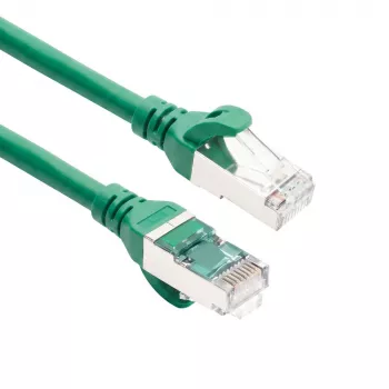 ACT FC2751 S/FTP CAT6A patch cable, 1.5 m, TPE, ultra-flex, RJ45, green
