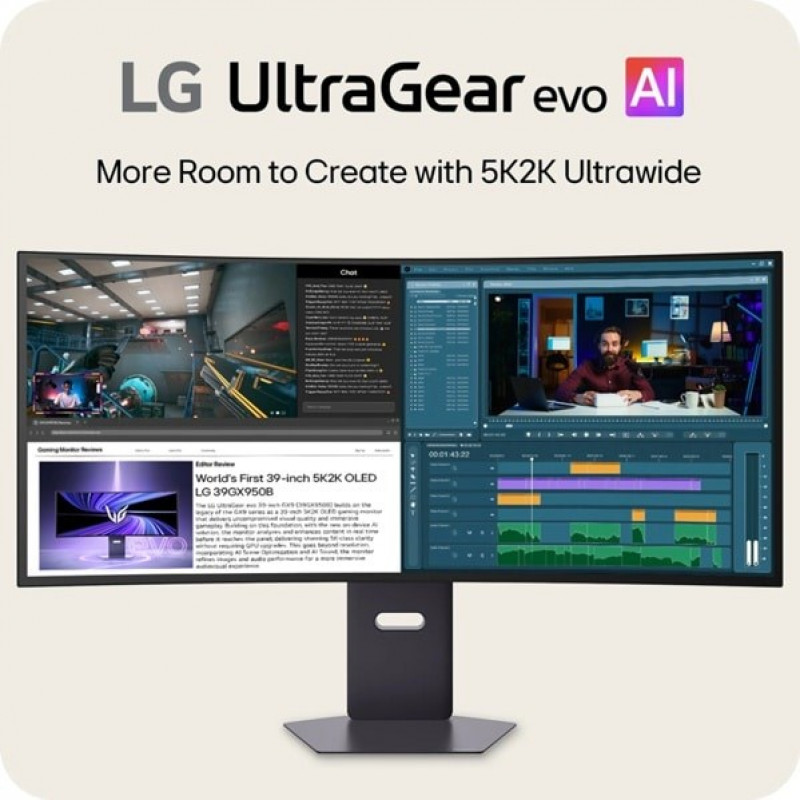 LG UltraGear evo GX9 Tandem OLED 39GX950B-B monitor