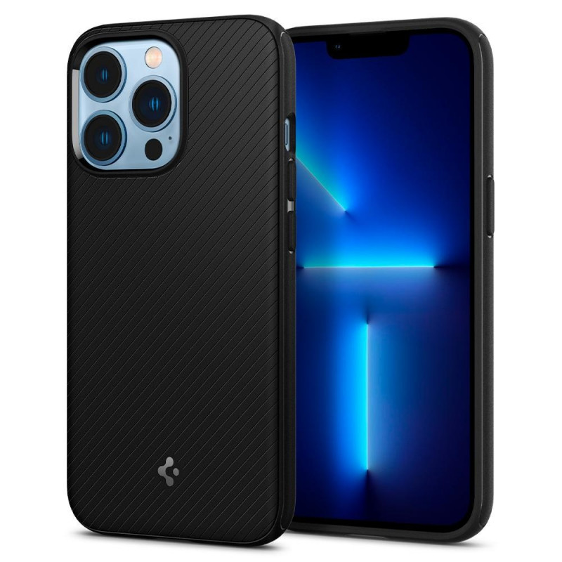 Spigen Mag Armor SPN1735BLK case for Apple iPhone 13 Pro, MagSafe, matte black