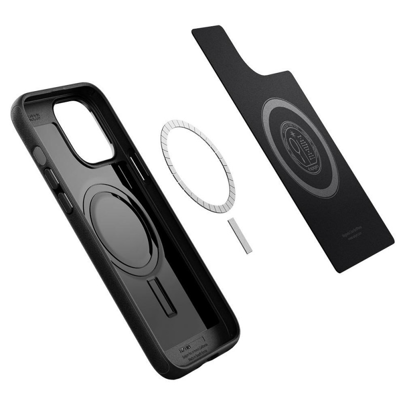 Spigen Mag Armor SPN1735BLK case for Apple iPhone 13 Pro, MagSafe, matte black