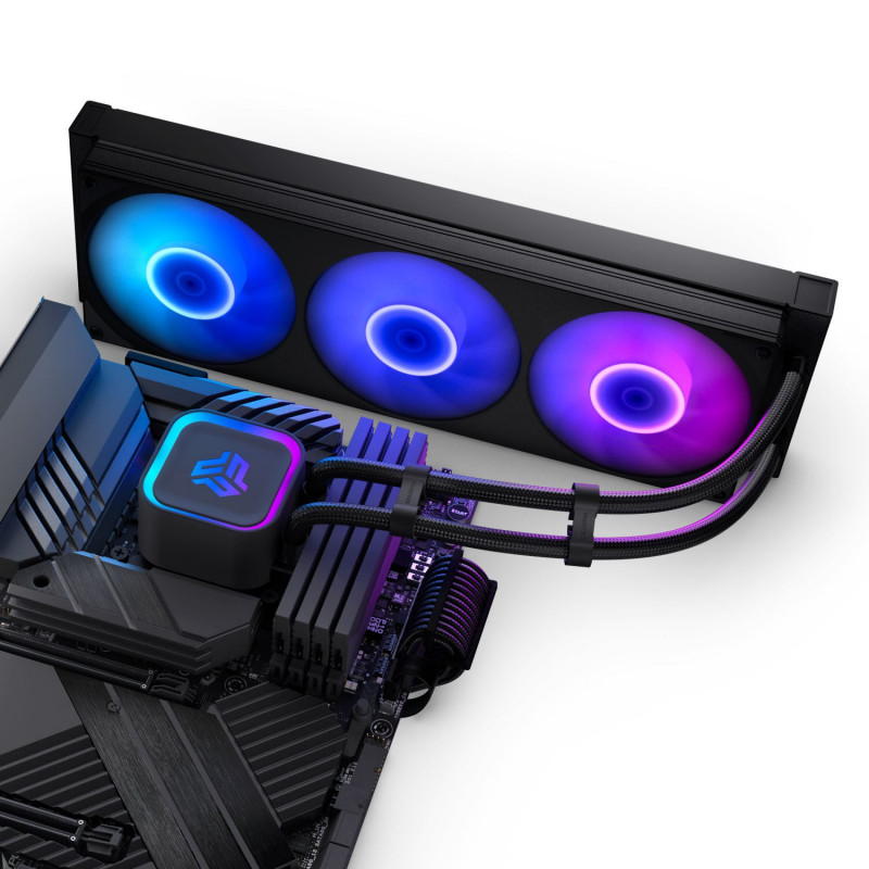 Phanteks Glacier One 360S25 SE DRGB AIO liquid CPU cooler, black