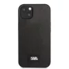 Karl Lagerfeld KLHCP13MSFMP2K hard case for iPhone 13 / 14 / 15, Saffiano Plaque, black