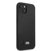 Karl Lagerfeld KLHCP13MSFMP2K hard case for iPhone 13 / 14 / 15, Saffiano Plaque, black